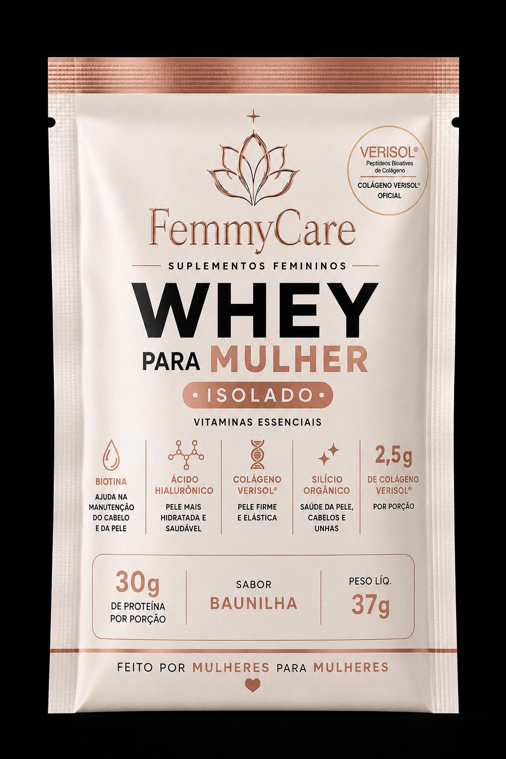 Whey Para Mujer · Sobre Individual · Vainilla